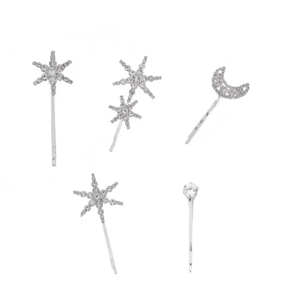 Star Moon Hair Bins