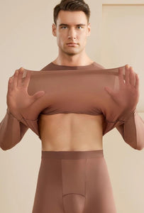 AW Mens Thermal Skin Wear (Shirt + Pants) - Skintight / Super Light / High Elasticity