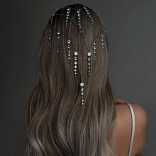 Load image into Gallery viewer, Elegant Bridal Hair Accessory Premium Rhinestone Chain Headband