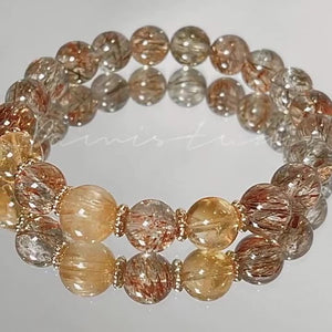 Black Gold Rutilated Quartz Crystal Bracelet: The Ultimate Stone of Protection & Wealth
