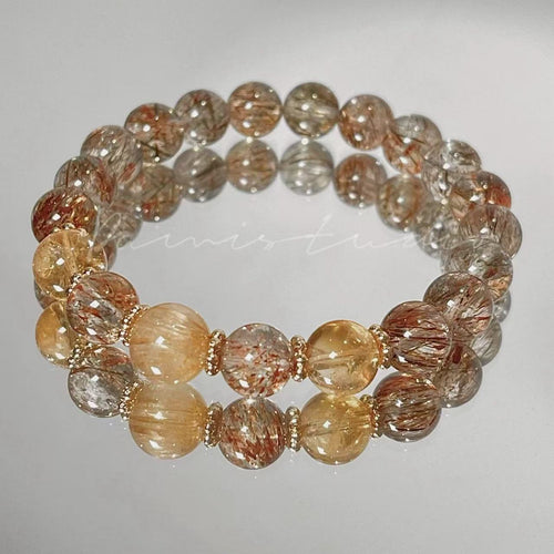 Black Gold Rutilated Quartz Crystal Bracelet: The Ultimate Stone of Protection & Wealth