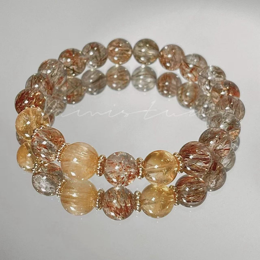 Black Gold Rutilated Quartz Crystal Bracelet: The Ultimate Stone of Protection & Wealth