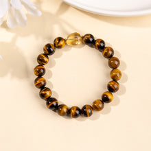 Load image into Gallery viewer, Tiger&#39;s Eye Crystal Bracelet: Stone of Courage &amp; Protection