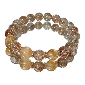 Black Gold Rutilated Quartz Crystal Bracelet: The Ultimate Stone of Protection & Wealth