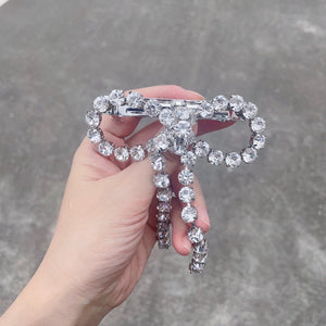 H3LL NO Shiny Christal Butterfly Hairpin Headwear