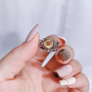 H3LL NO Sweet cool style candy color moonstone fashion open ring Unisex Women