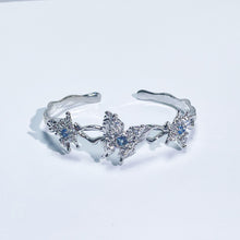 Load image into Gallery viewer, H3LL NO butterfly drop glaze temperament fashion bracelet ring set irregular personality bracelet jewelry Women