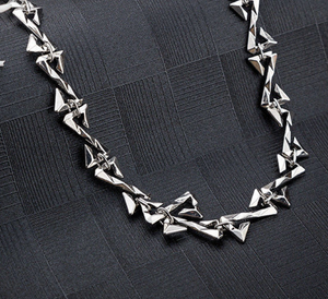 H3LL NO niche design Z letter clavicle chain necklace hip hop unisex women