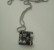 Load image into Gallery viewer, H3LL NO Cyberpunk mechanical style pendant necklace unisex men women