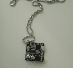H3LL NO Cyberpunk mechanical style pendant necklace unisex men women