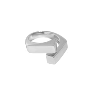 H3LL NO S925 silver unisex adjustable ring trendy style