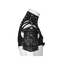 Load image into Gallery viewer, H3LL NO designer Steampunk leather armor shoulder bag man