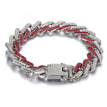 Load image into Gallery viewer, Mens Bling Rhinestone Crystal Chain Bracelet