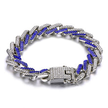Load image into Gallery viewer, Mens Bling Rhinestone Crystal Chain Bracelet