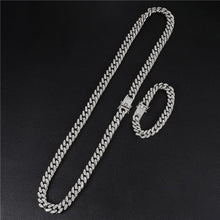 Load image into Gallery viewer, Hip Hop 13MM Miami Cuban Link Chain Necklace Bracelet