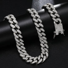 Load image into Gallery viewer, Hip Hop 13MM Rhinestones Men Chain Necklace