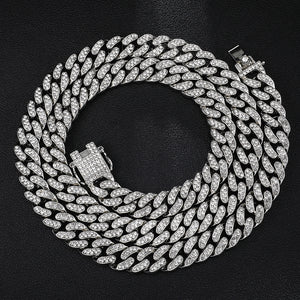 Hip Hop 13MM Rhinestones Men Chain Necklace