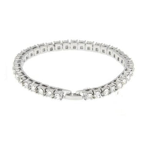 Mens Crystal Diamond Bling Bracelet Set