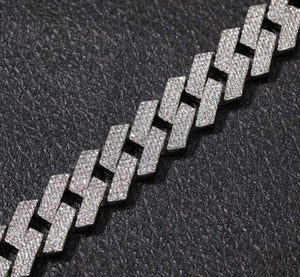 20mm Cuban Link Chains Necklace Bracelet Jewelry