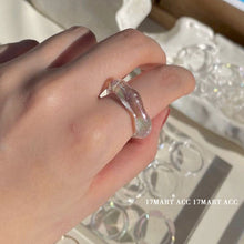 Load image into Gallery viewer, H3LL NO chic accessories acrylic transparent color ring female trendy fashion jewelry