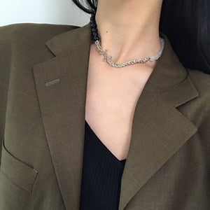 H3LL NO Designer necklace female design black and white chain fashion jewelry