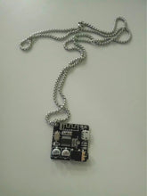 Load image into Gallery viewer, H3LL NO designer unisex Cyberpunk pendant necklace hip hop mechanical street style accessories