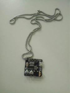 H3LL NO designer unisex Cyberpunk pendant necklace hip hop mechanical street style accessories