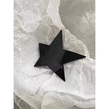 Load image into Gallery viewer, H3LL NO niche cool design spice girl YK2 super cool women&#39;s fashionable black irregular star spring hair clip hairpin female