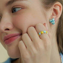 Load image into Gallery viewer, H3LL NO unique playful smiling smile face ring female women&#39;s fashion jewelry