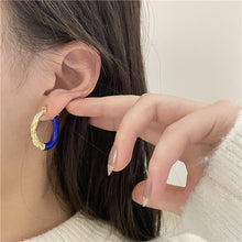 Load image into Gallery viewer, H3LL NO trendy chic vibe earrings female fashion Joker earrings circle jewelry