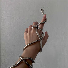 Load image into Gallery viewer, H3LL NO niche serpentine necklace &amp; bracelet  unisex / women