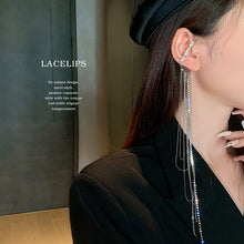 Load image into Gallery viewer, H3LL NO designer extra long exaggerated tassel ear jewelry women