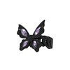 Load image into Gallery viewer, H3LL NO  butterfly Cuba chain ring fashionable sexy black color ring female women&#39;s accessory