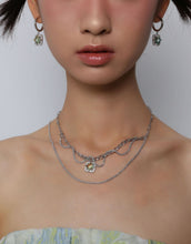 Load image into Gallery viewer, H3LL NO unisex multi wearing Necklace silver color
