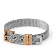 Load image into Gallery viewer, Trendy Stainless Steel Mesh Unisex Belt Bracelets