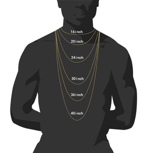 Hip hop Jewelry Iced Out Bling Tennis Chain Necklace Men Unisex